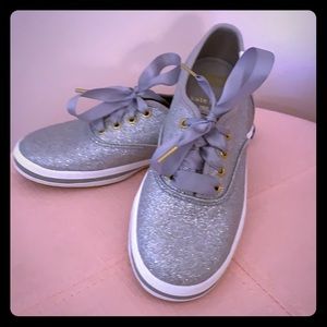 Silver Glitter Kate Spade Keds 13M